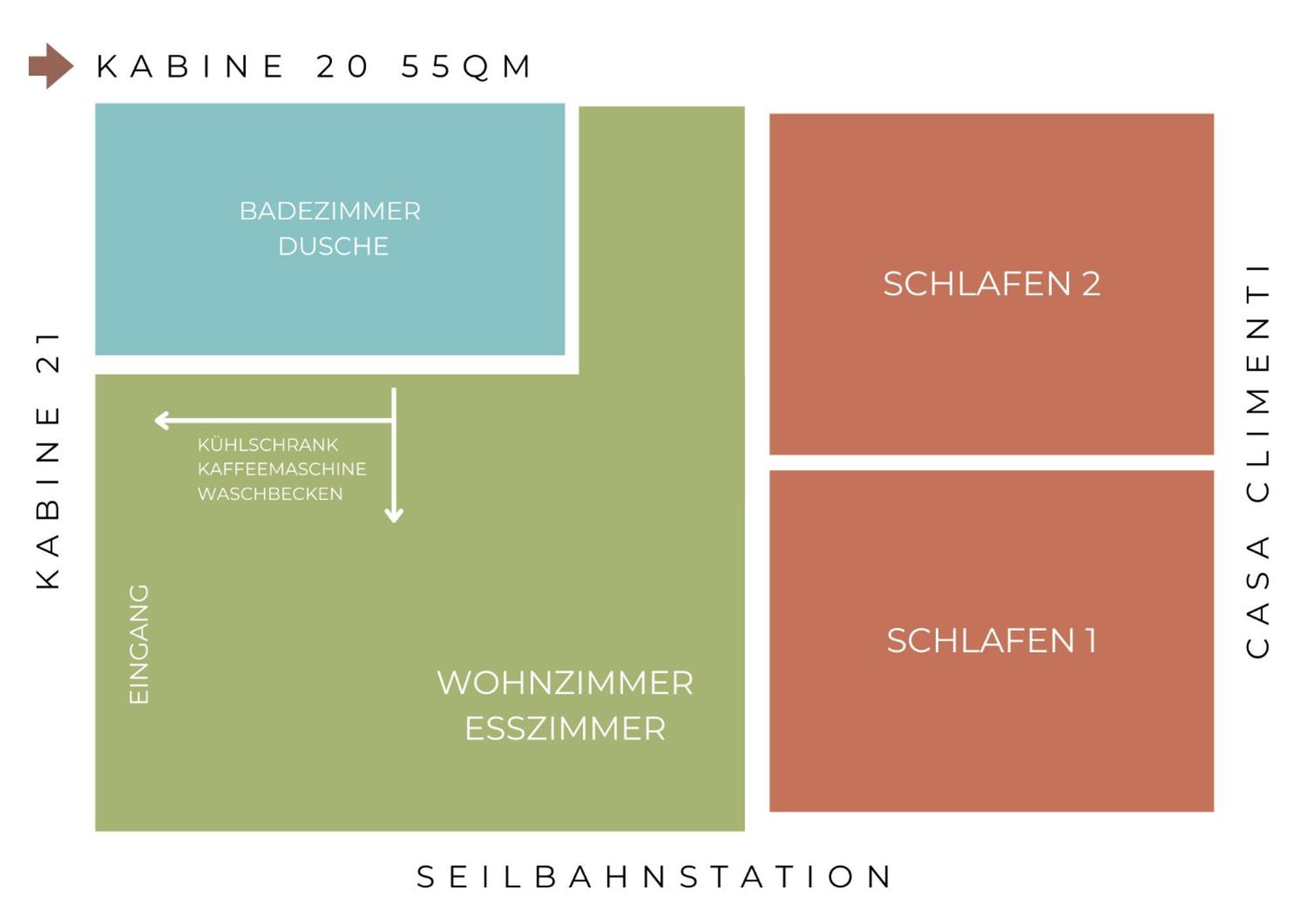 Talstation 20 / Innenstadt, 2 Schlafzimmer, Terrasse *